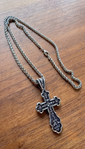 Orthodox Crucifix - Silver Color - Stainless Steel Cross
