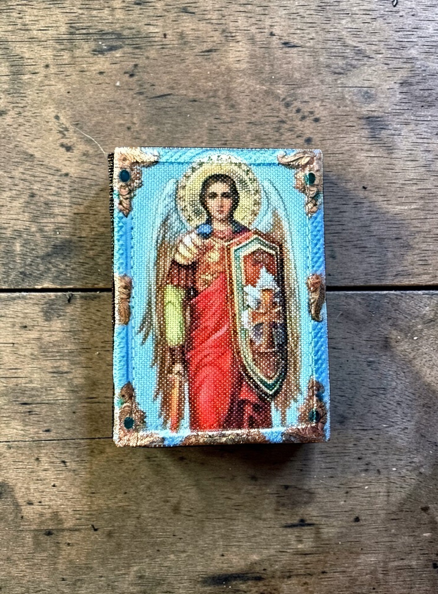 Orthodox Archangel Michael Icon - Hook & Loop Patch