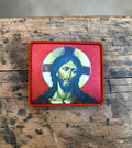 Orthodox Jesus Christ - Red Color - Hook & Loop Patch