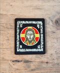 Orthodox Jesus Christ w/ Prayer - Black Color - Hook & Loop Patch