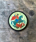 Orthodox St. George Slaying the Dragon - Hook & Loop Patch