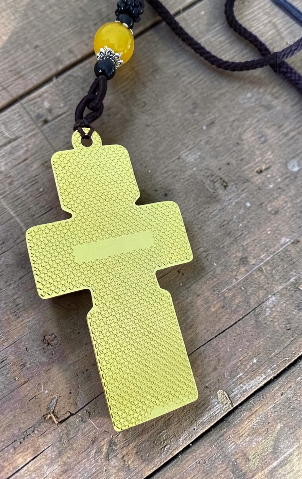 Orthodox Crucifix - Gold Color - Stainless Steel Cross
