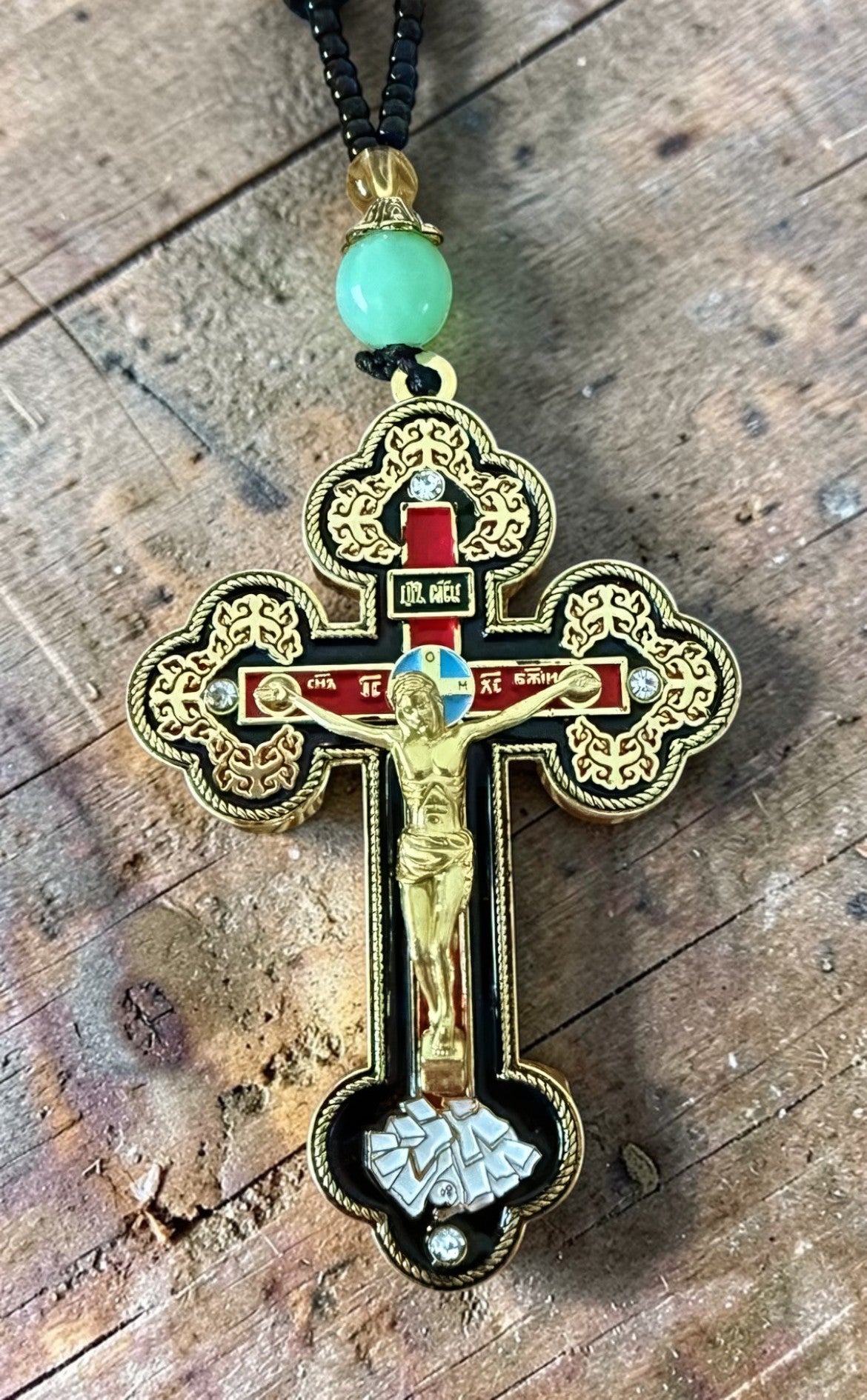 Orthodox Crucifix - Gold Color - Cross