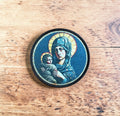 Orthodox Mother of God Mary and Christ - Hook & Loop Patch