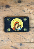 Orthodox Mother of God IC XC NIKA - Hook & Loop Patch