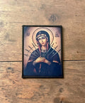Orthodox Virgin Mary 7 Swords - Hook & Loop Patch