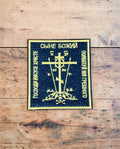 Orthodox Cross - Black&Yellow Color - Hook & Loop Patch